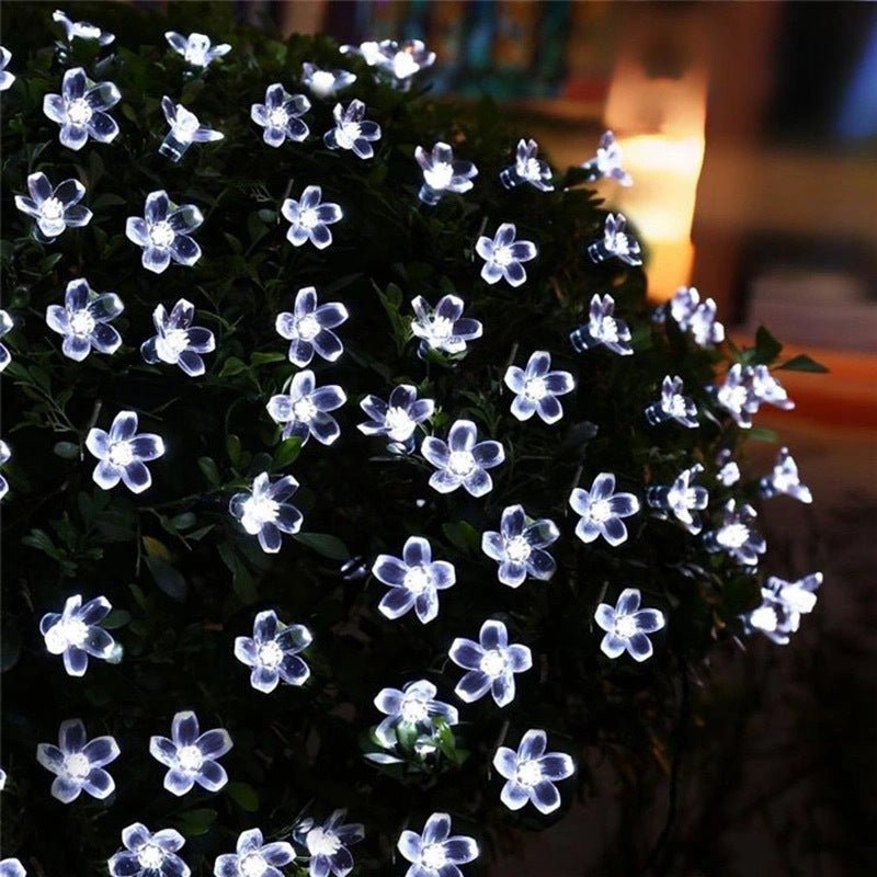 Solar Garden Light Flower Lighting Fairy Blossom String Lights - Solsmart